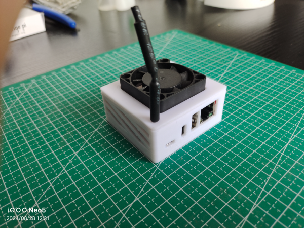 Orange Pi Zero 3 Case with 40x40mm Fan