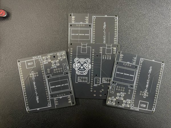 Cypher Jammer ESP32 DevKit v1.0 PCB – Custom Board for 0.96" OLED, Dual E01-2G4M27D & Tactile Button (PCB Only) - Image 5